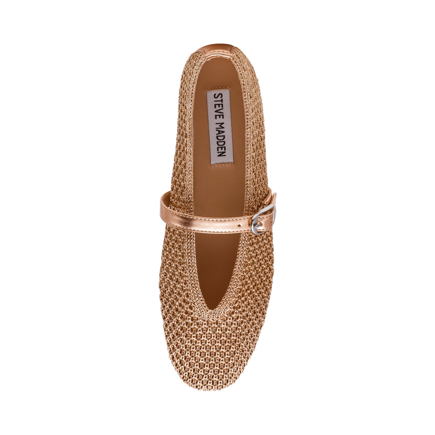 GAYLA ROSE GOLD FLATS