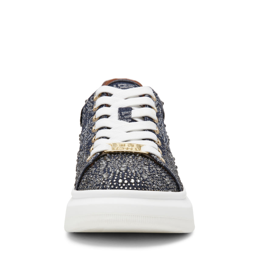 GLIDER-SMR2 BLUE DENIM SNEAKERS - view 3