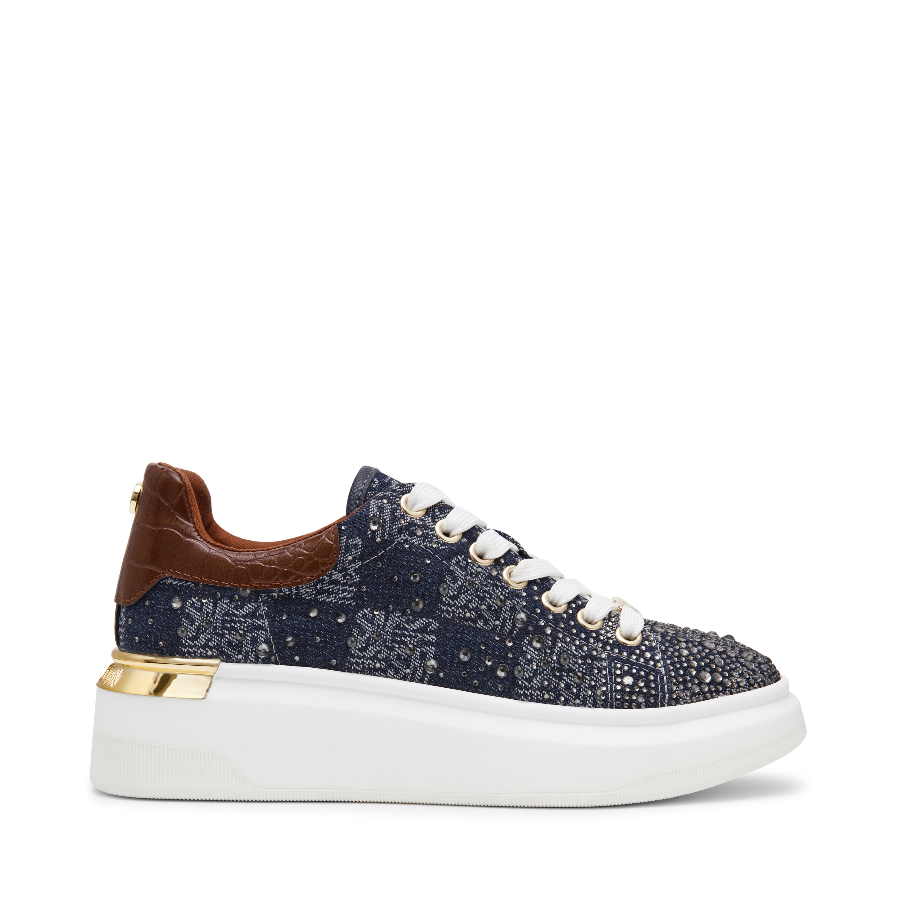 GLIDER-SMR2 BLUE DENIM SNEAKERS