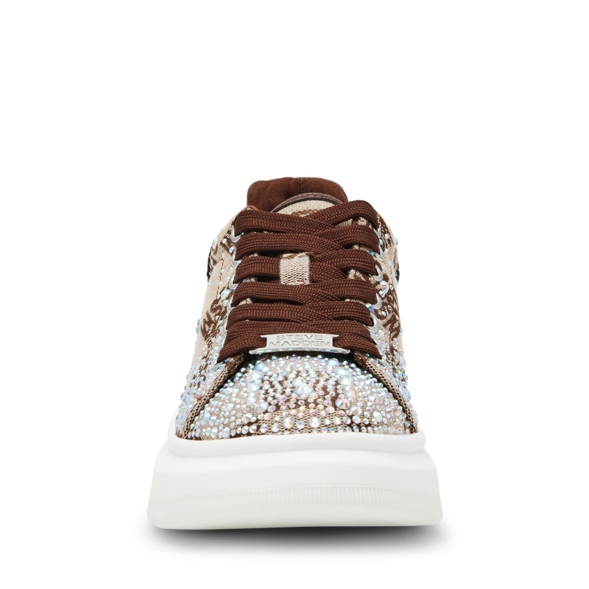 GLIDER-SMR BROWN SNEAKERS - view 4