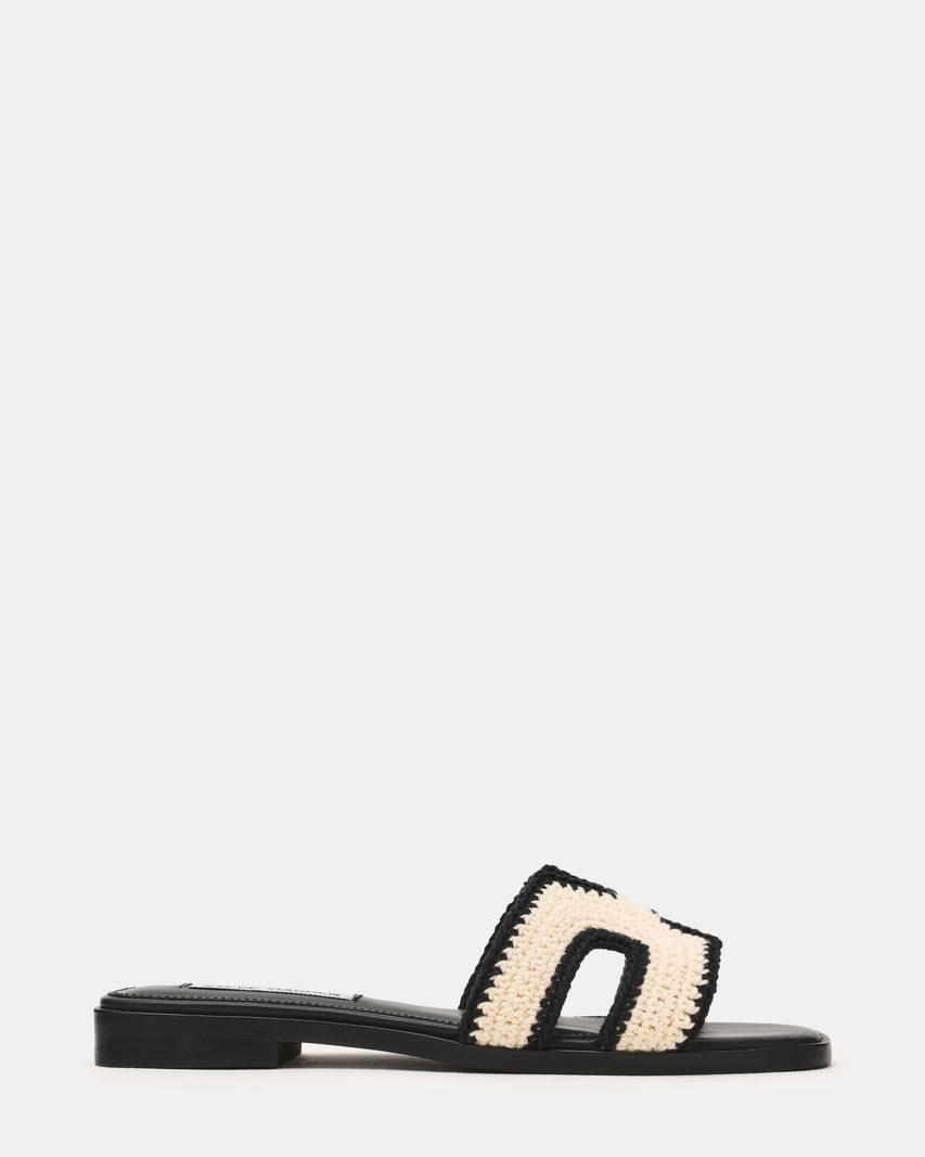 HADYN-CNW BLACK/BONE SANDALS