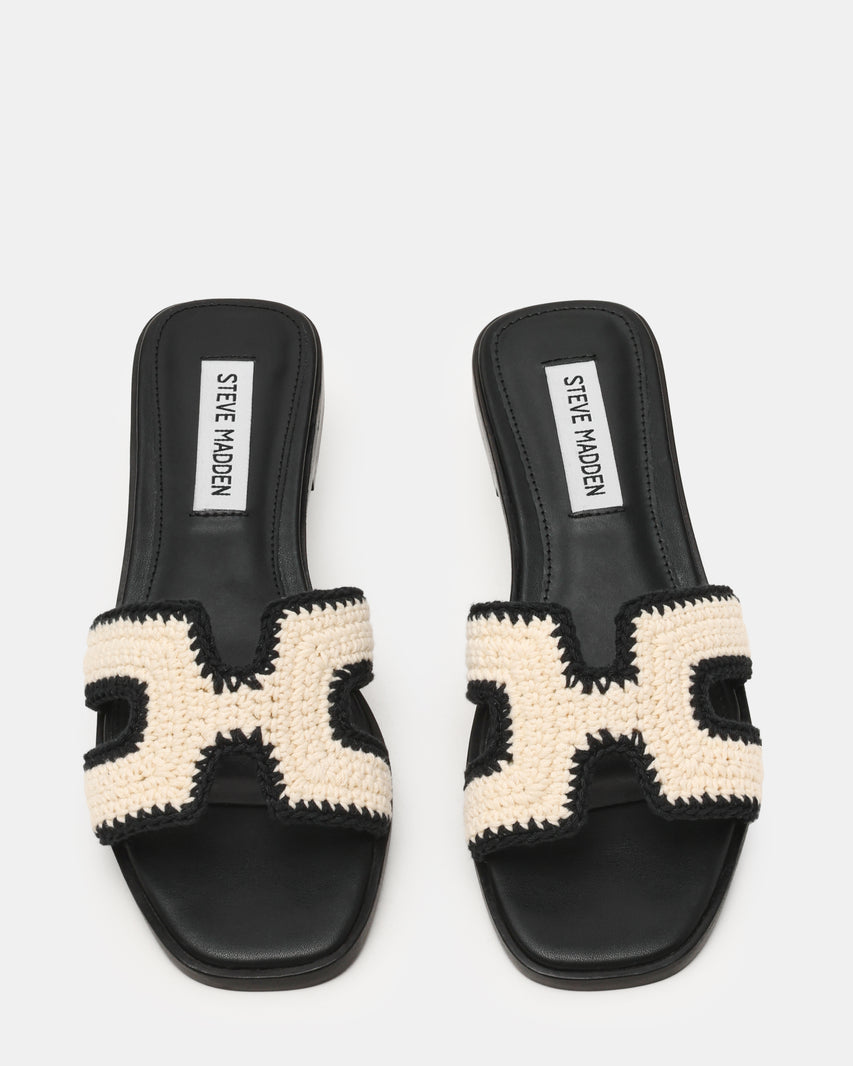 HADYN-CNW BLACK/BONE SANDALS - view 3