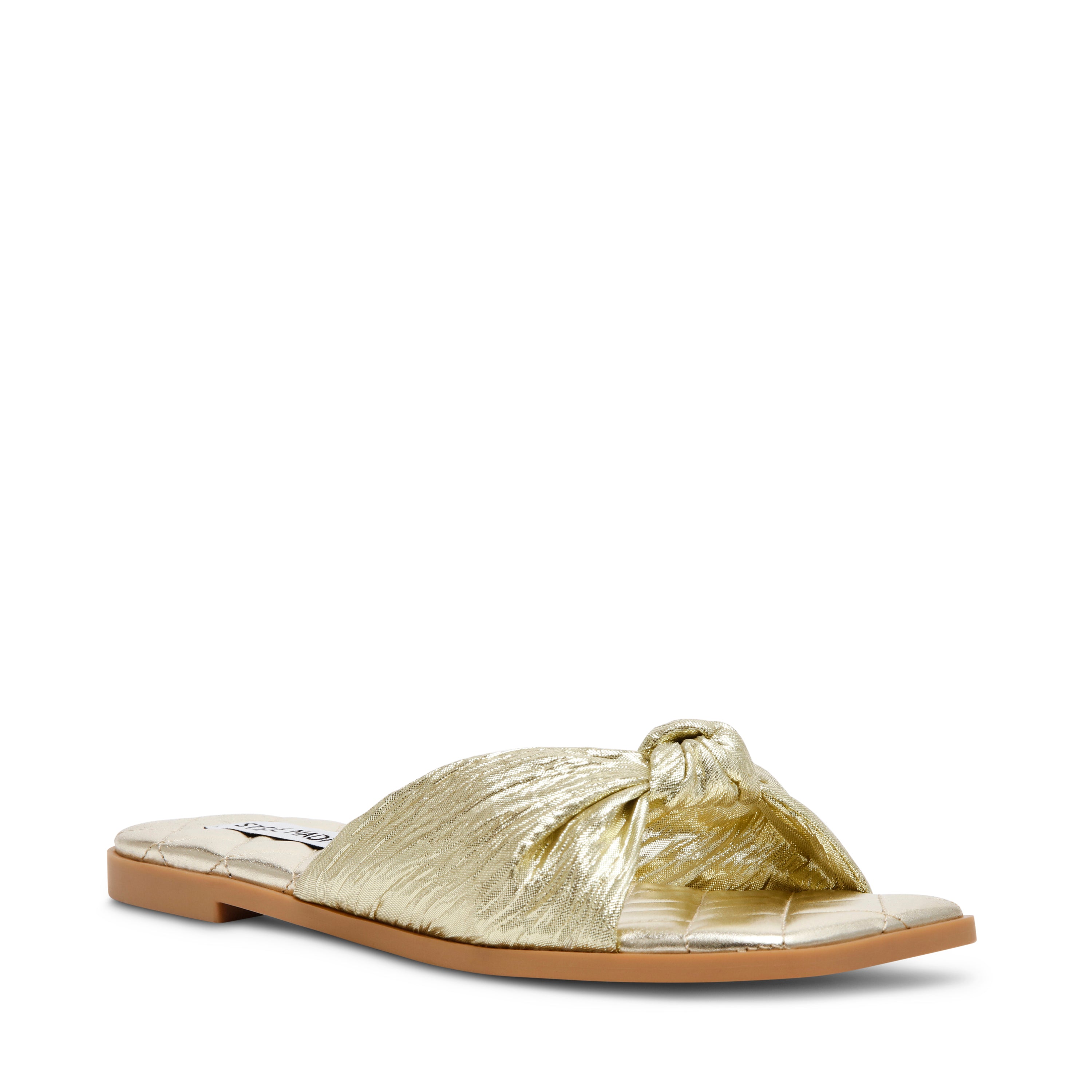 HUDSYN GOLD SANDALS- Hover Image