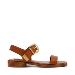 ISLANDER COGNAC LEATHER SANDALS