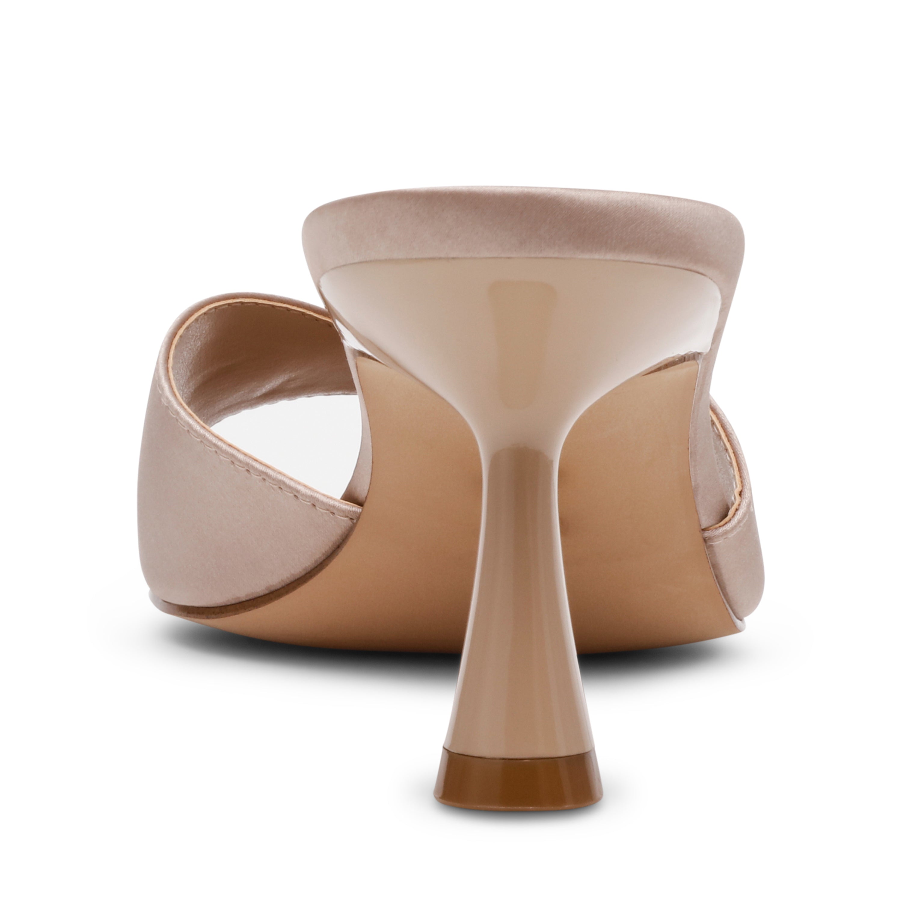 IVIE TAUPE SATIN HEELS