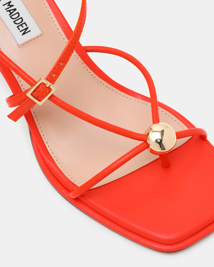 JACKPOTS RED ORANGE HEELS - view 4