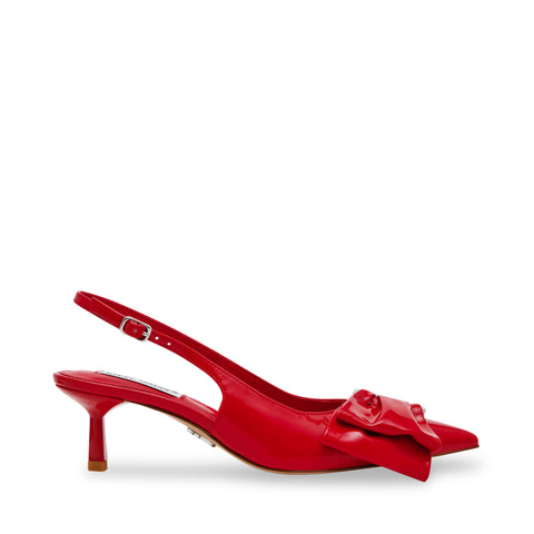 KACI RED PATENT HEELS