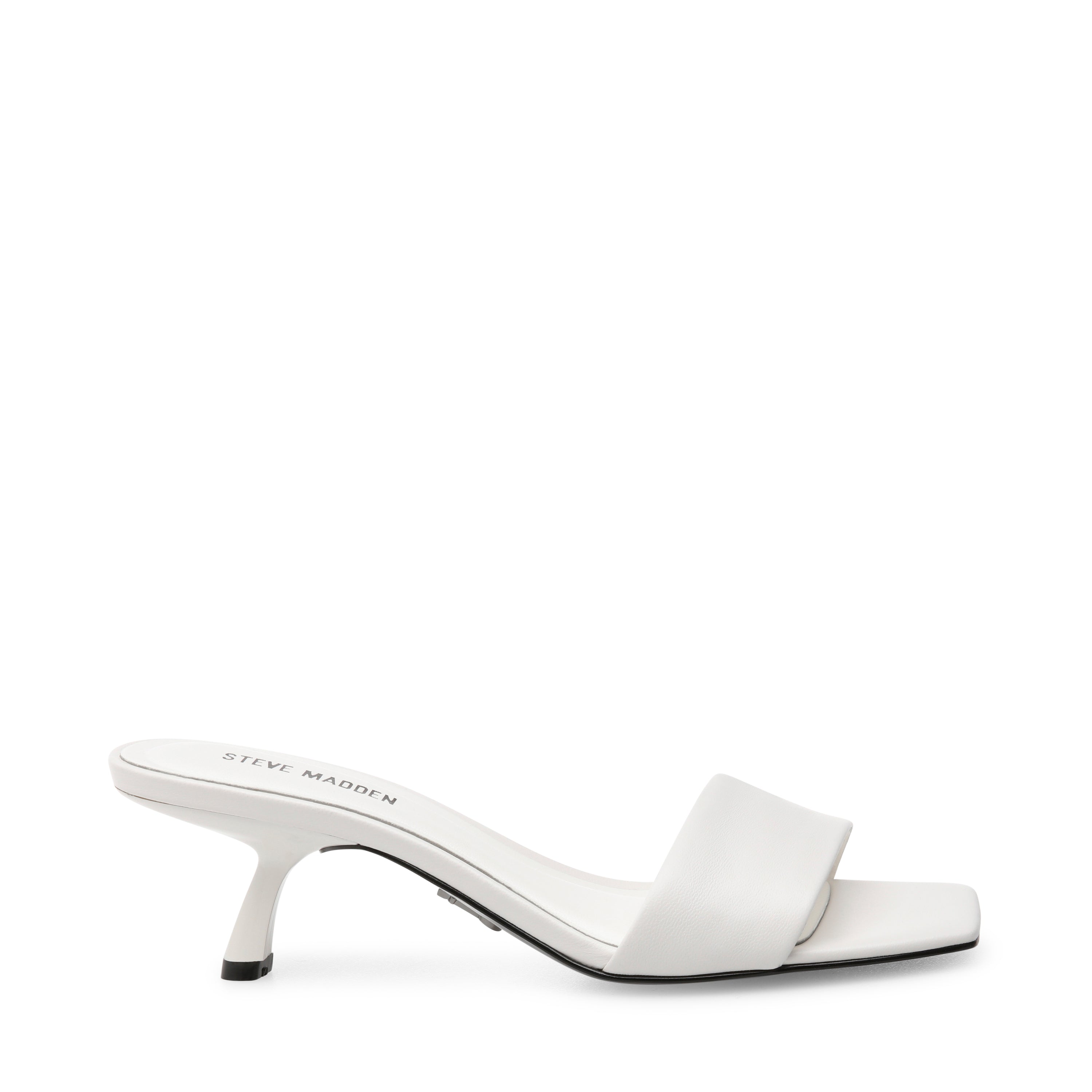 KOVERT WHITE LEATHER HEELS