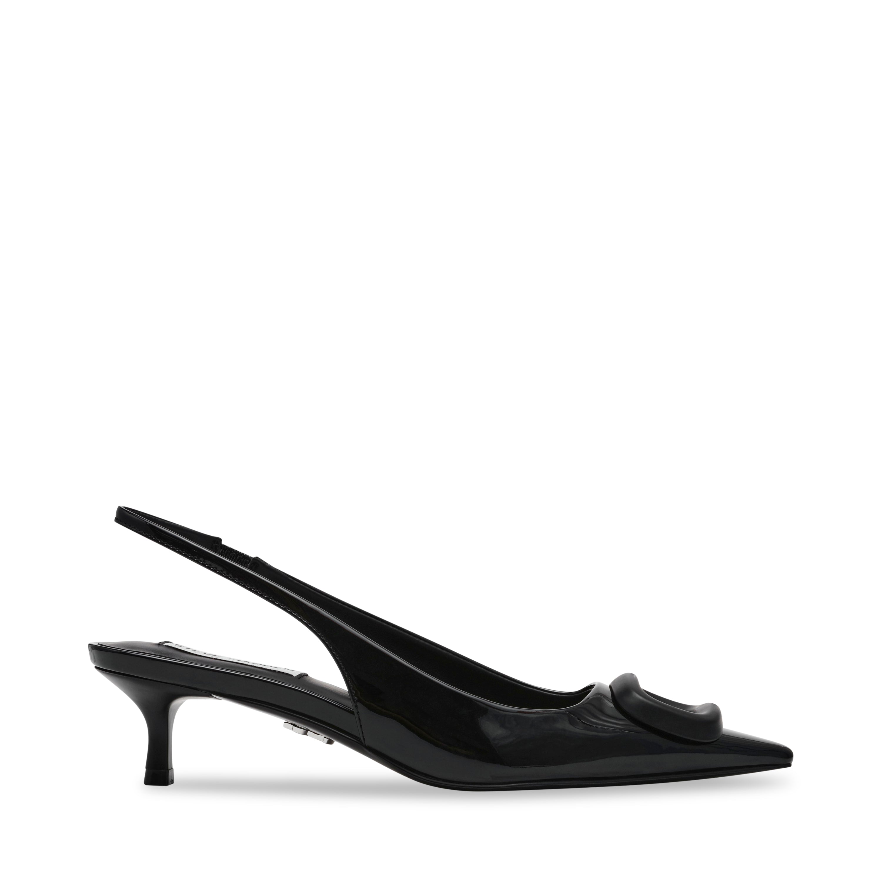 KRAVIS BLACK PATENT HEELS