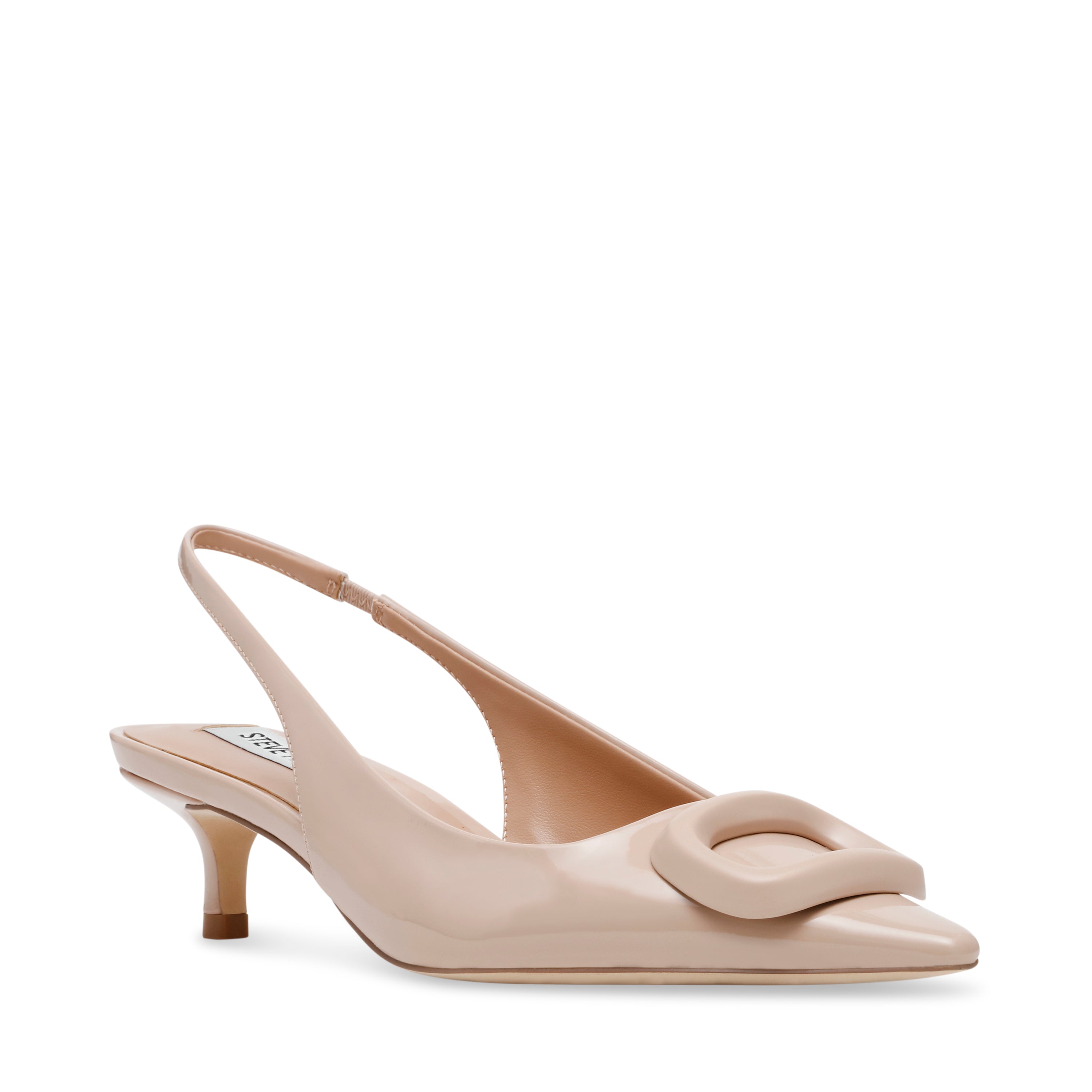 KRAVIS BLUSH PATENT HEELS- Hover Image