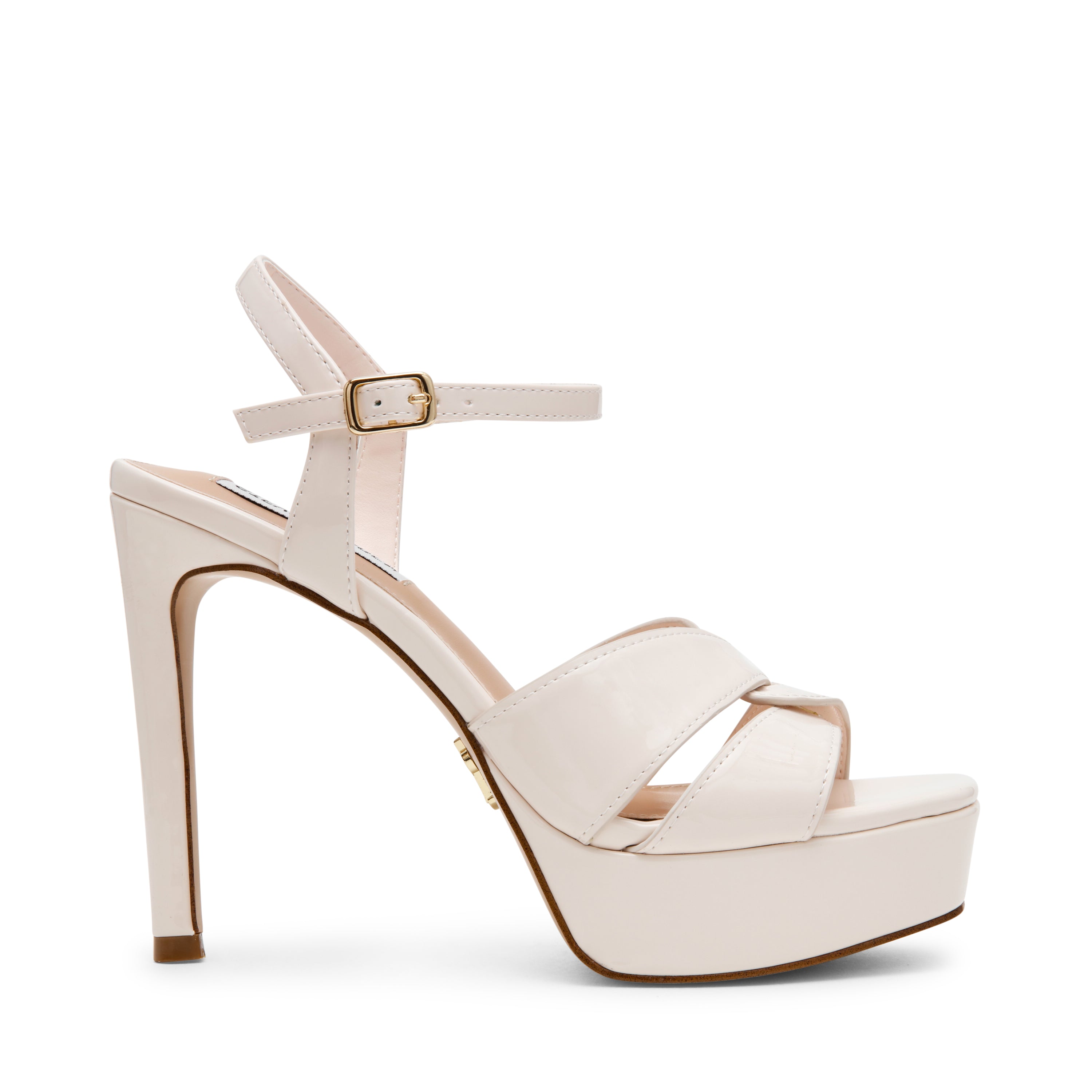 LAVISHER BONE PATENT HEELS