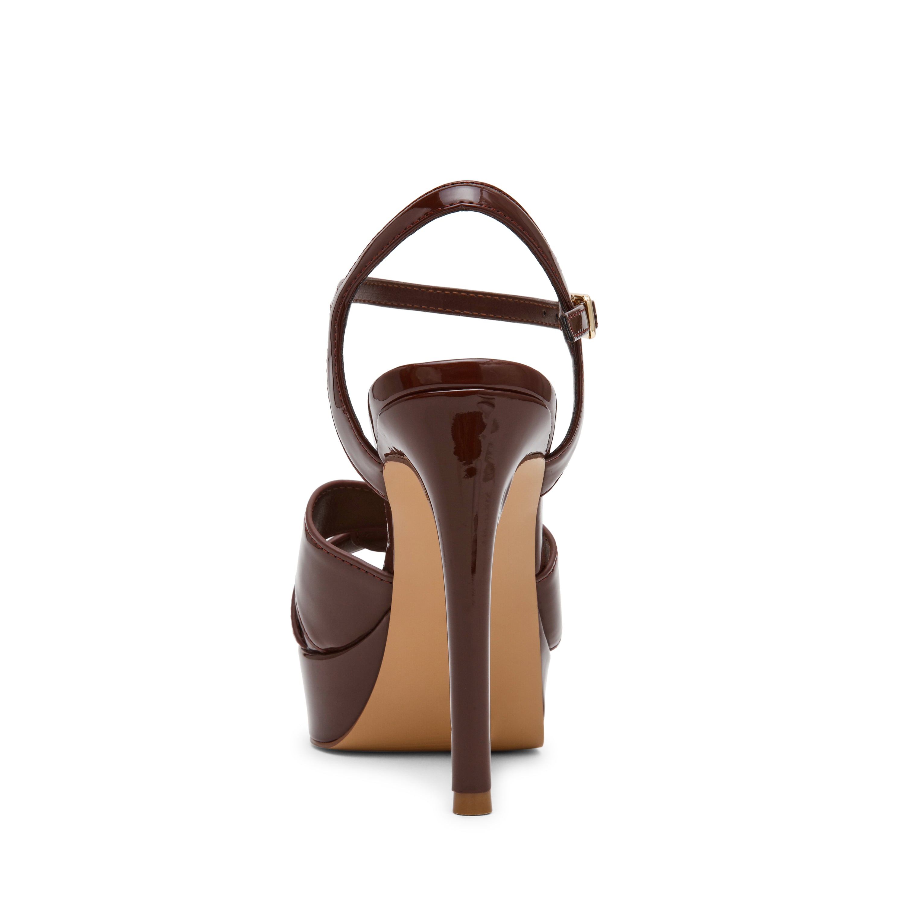 LAVISHER DK SEPIA PAT HEELS - view 4