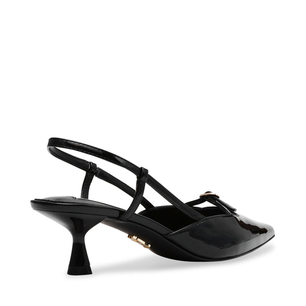 LIVY BLACK PATENT HEELS