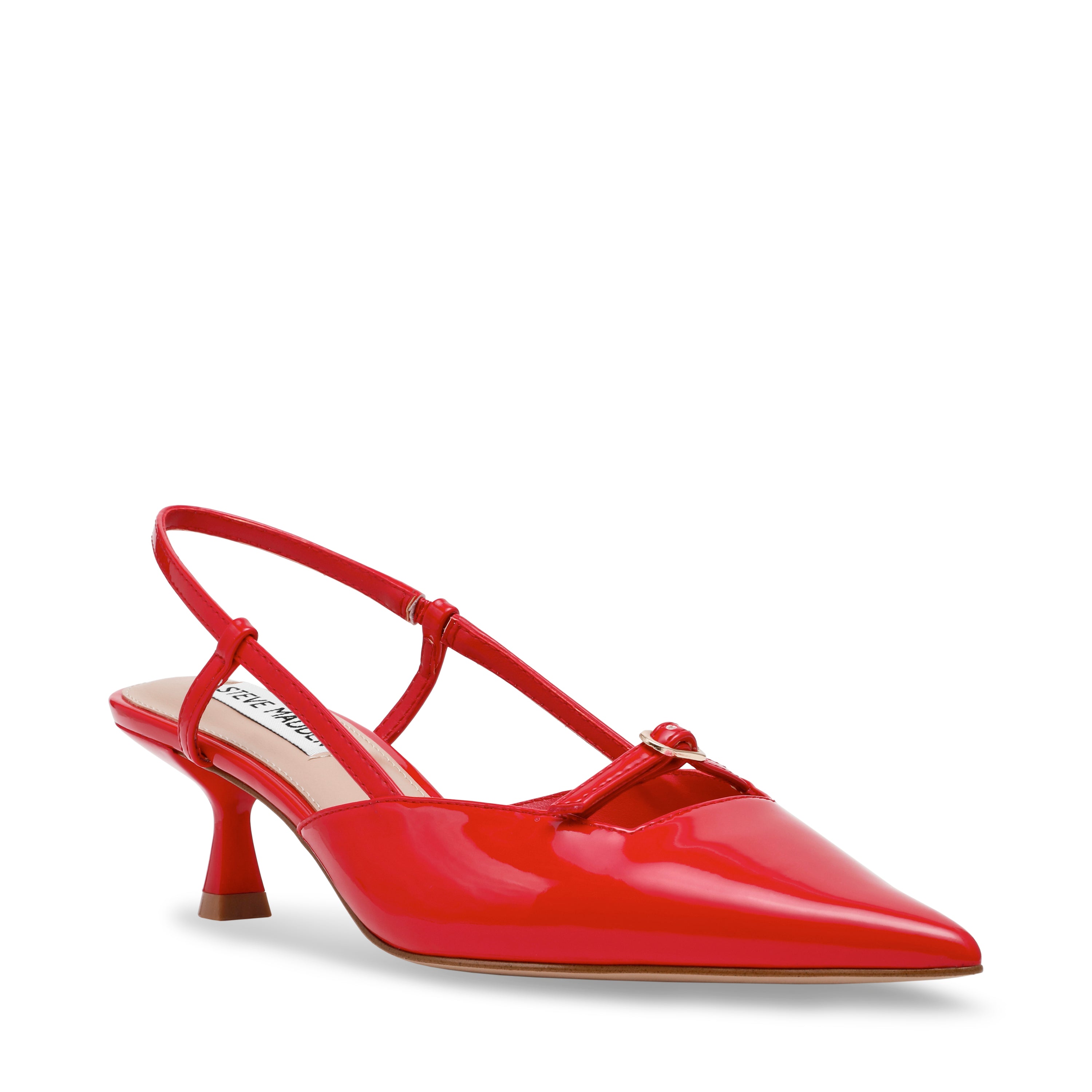 LIVY RED PATENT HEELS- Hover Image