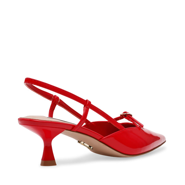 LIVY RED PATENT HEELS