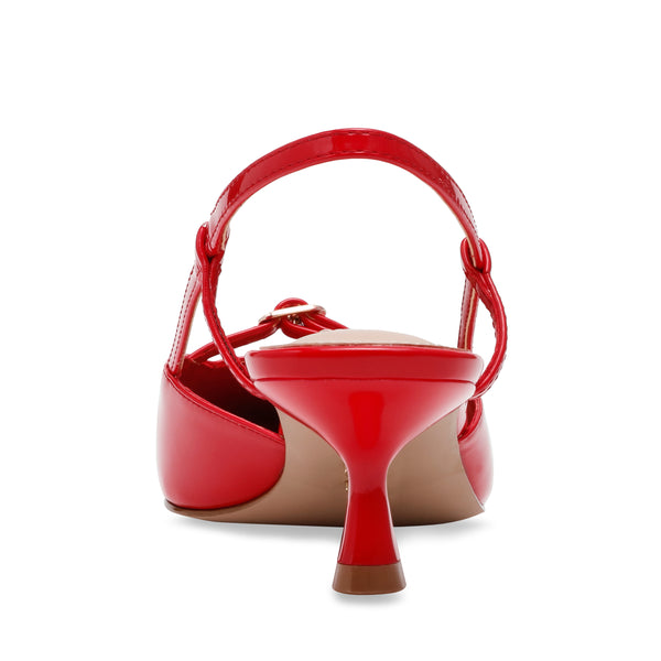 LIVY RED PATENT HEELS