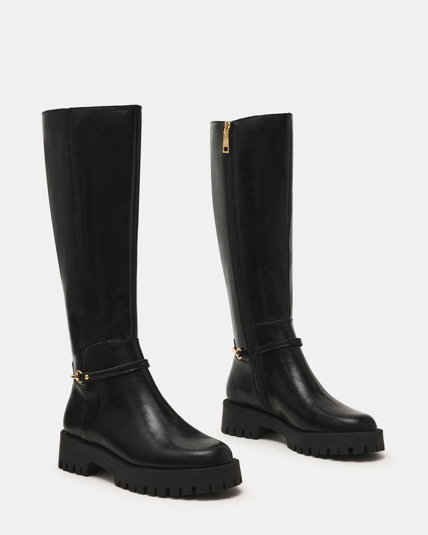LONGSHOT BLK ACTION LTHR BOOTS - view 2