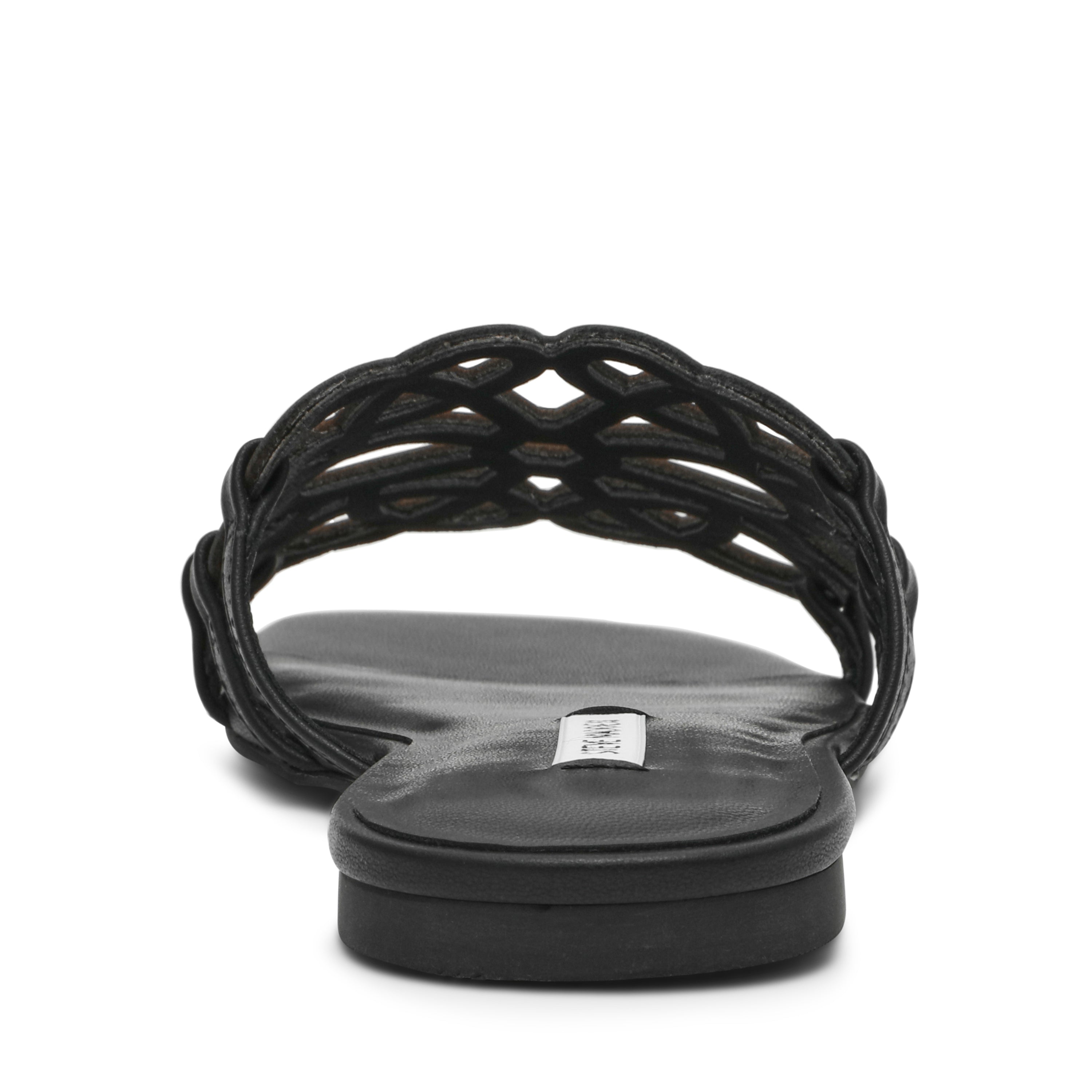LOTUS-CN BLACK LEATHER SANDALS - view 3
