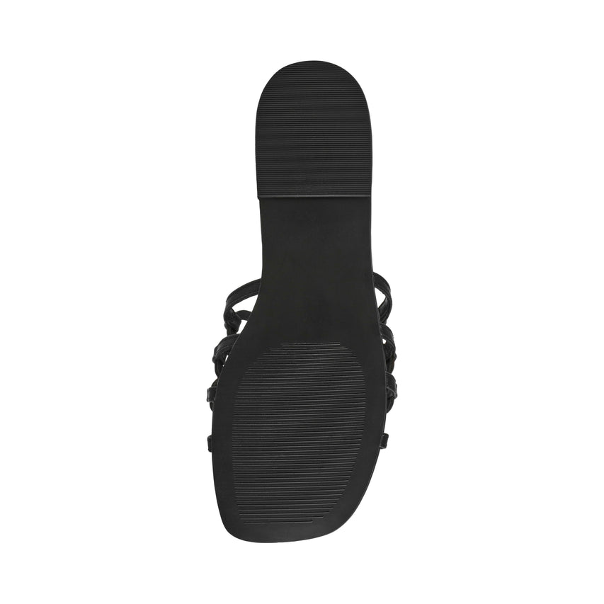 LOTUS-CN BLACK LEATHER SANDALS - view 6