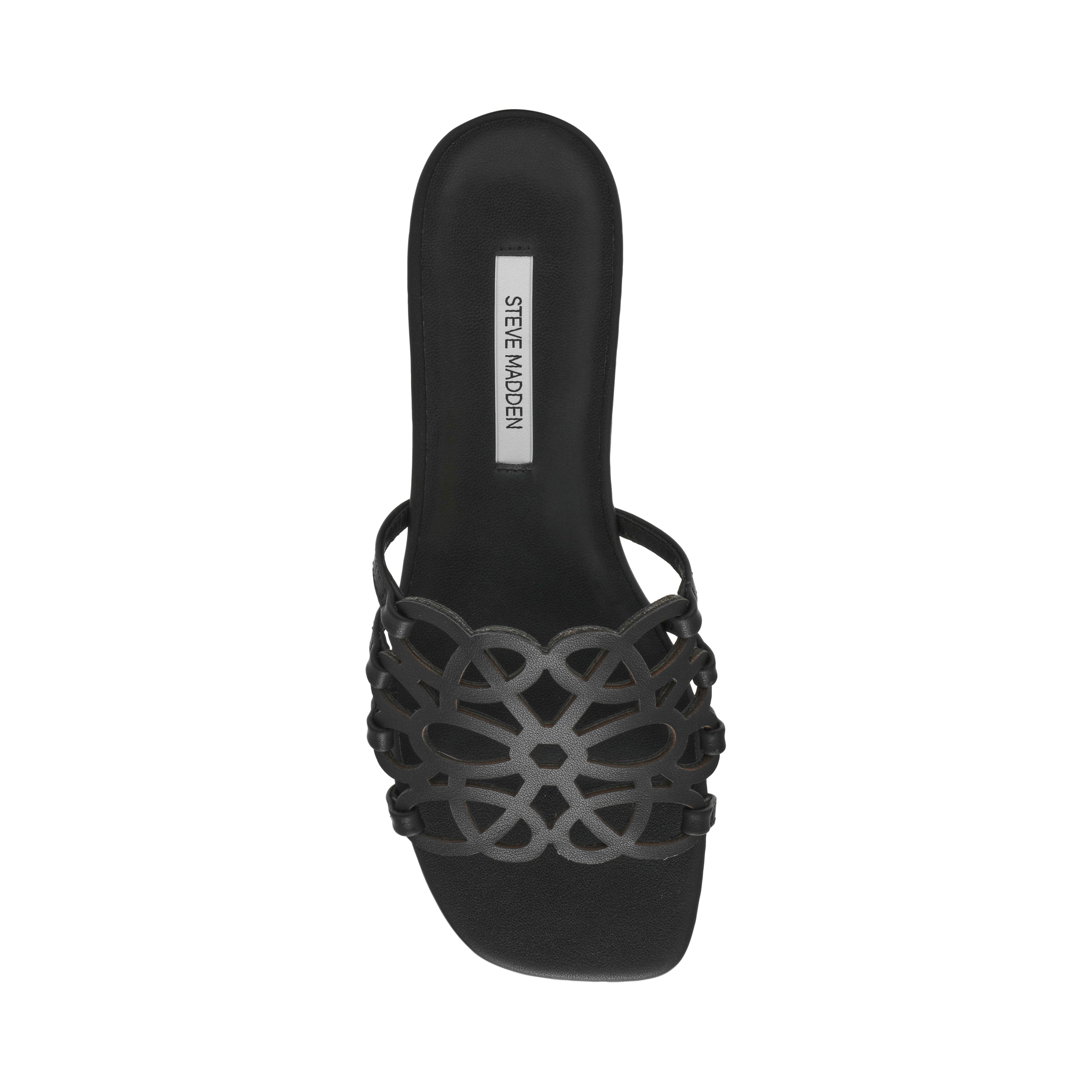 LOTUS-CN BLACK LEATHER SANDALS - view 5