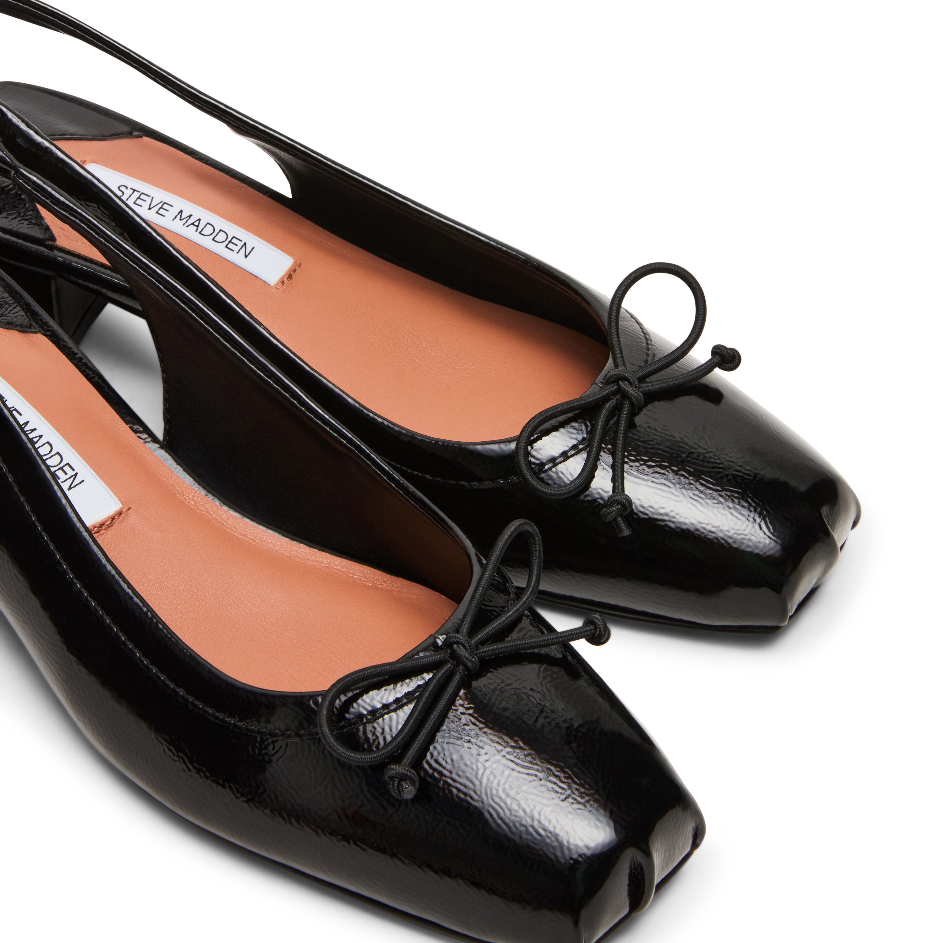 LOVED BLK CRINKLE PAT FLATS - view 4