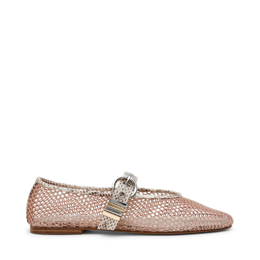 LUCIA-MESH BLUSH MULTI FLATS