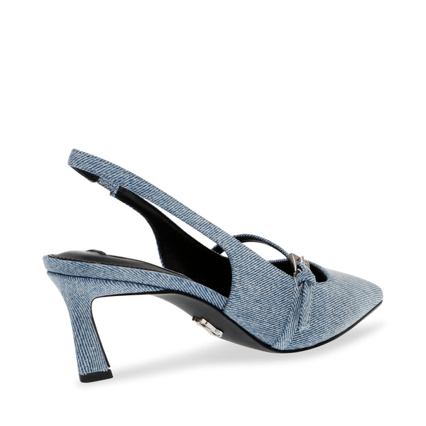 LULU BLUE DENIM HEELS