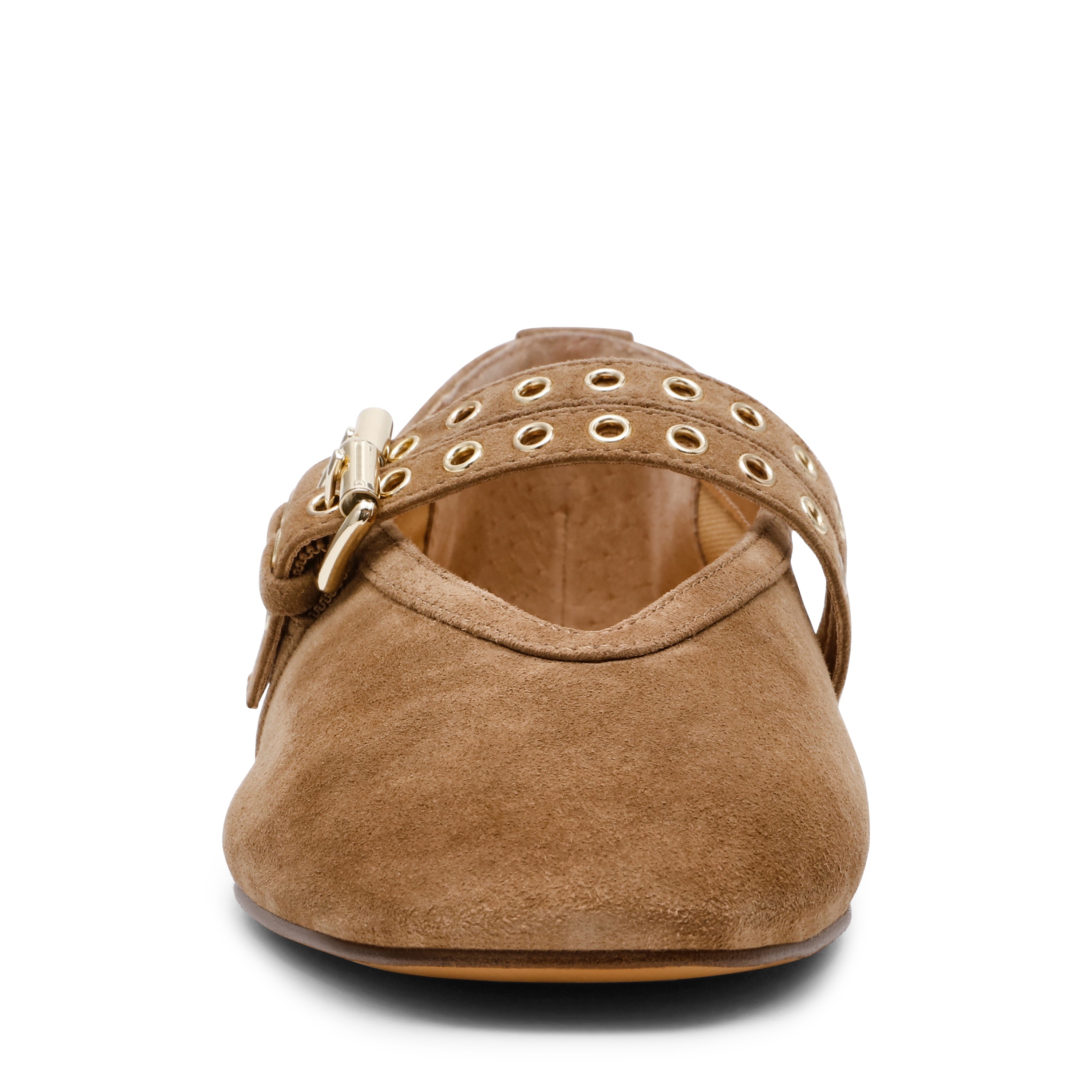 LYDIA TAUPE SUED FLATS - view 3