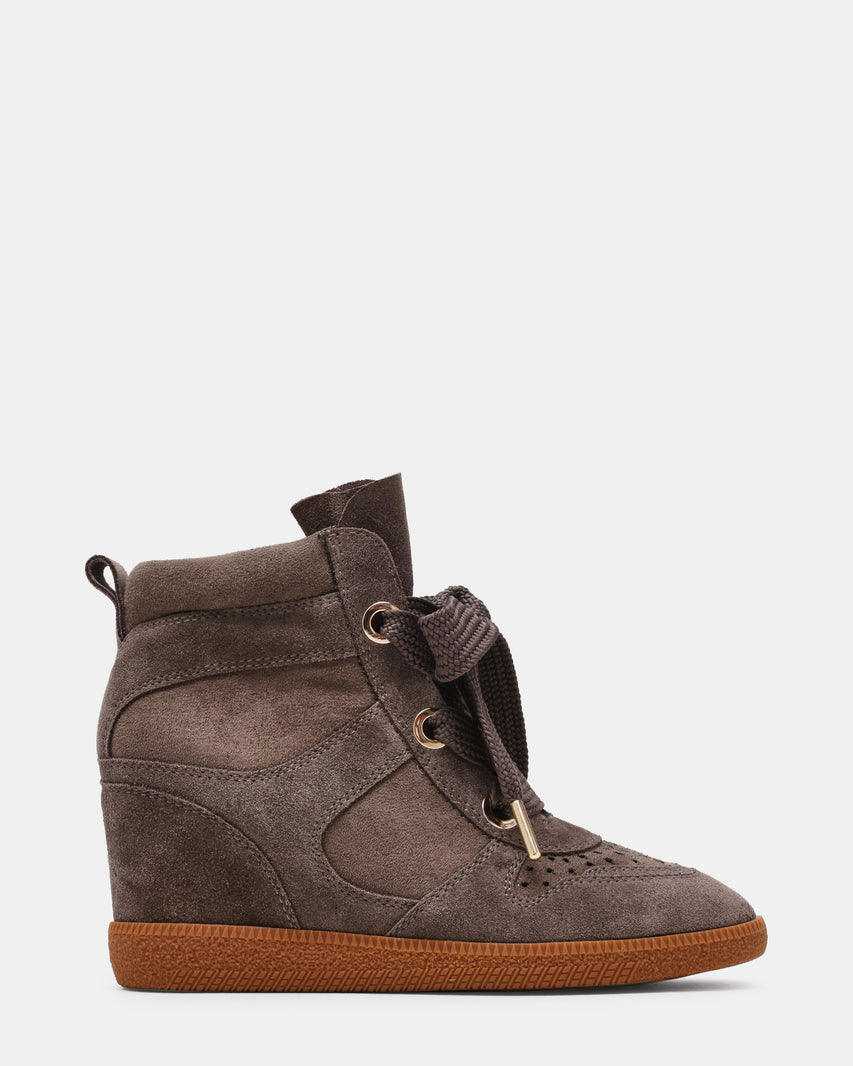 MABLES TAUPE SUEDE SNEAKERS