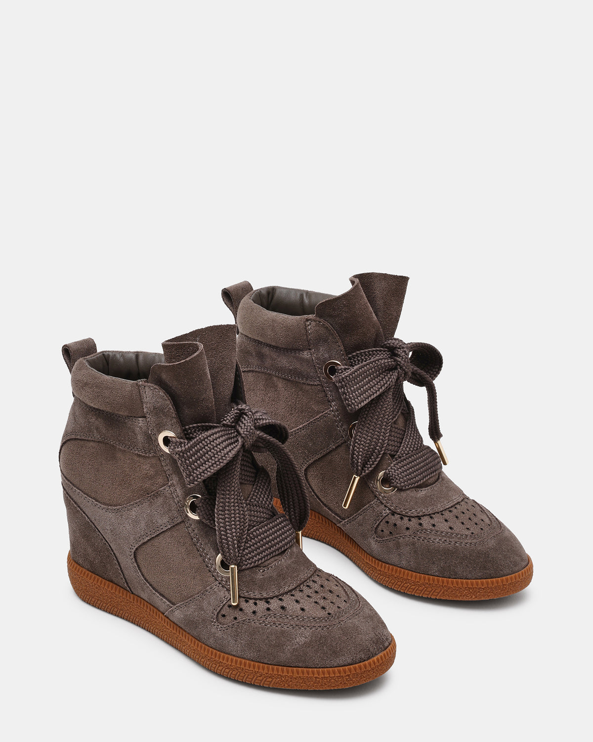 MABLES TAUPE SUEDE SNEAKERS - view 2