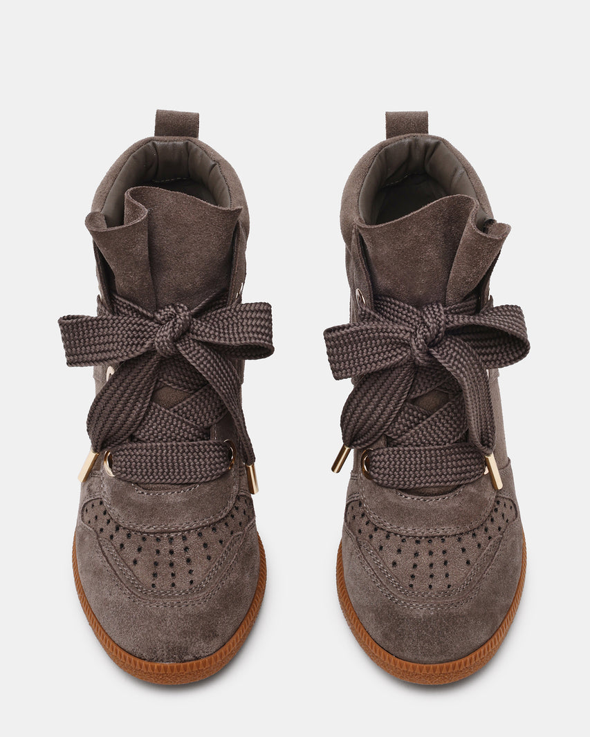 MABLES TAUPE SUEDE SNEAKERS - view 3