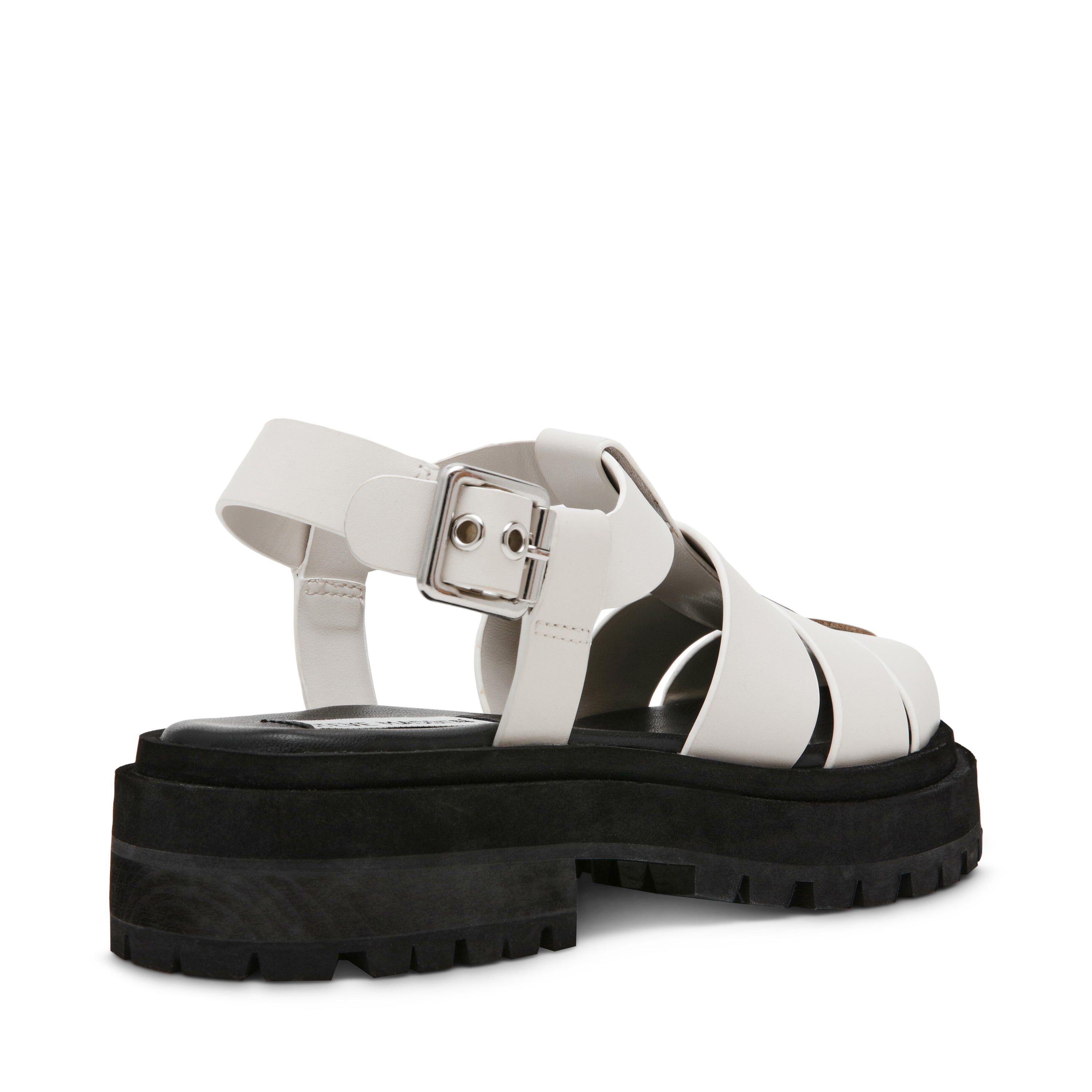 MARKET WHITE ACTION LEATHER SANDAL
