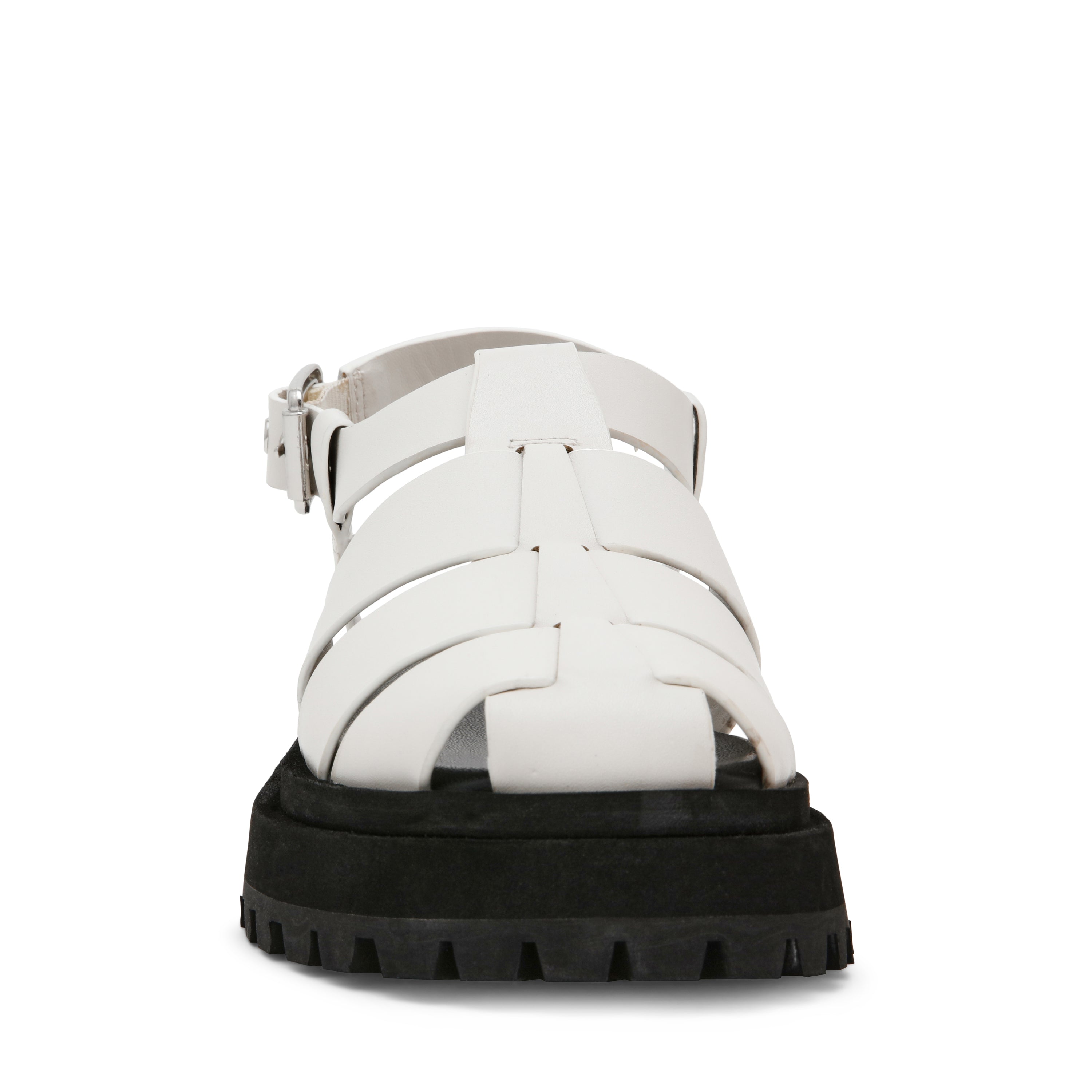 MARKET WHITE ACTION LEATHER SANDAL