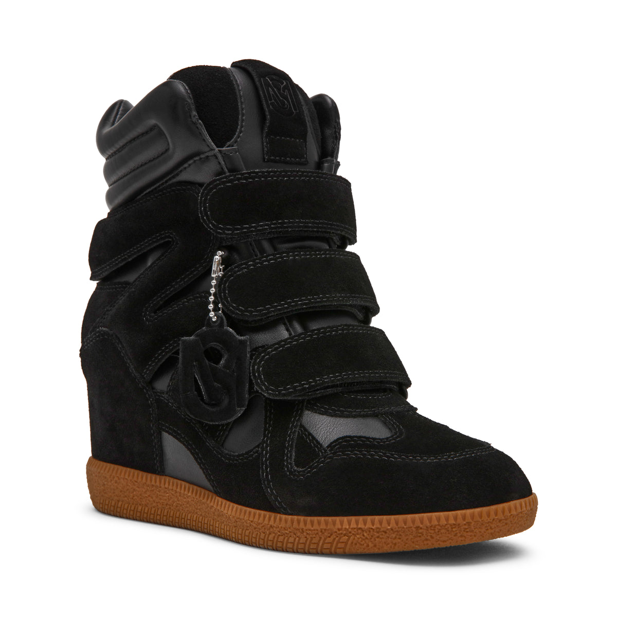 MAVIS BLACK SUEDE SNEAKERS - view 2