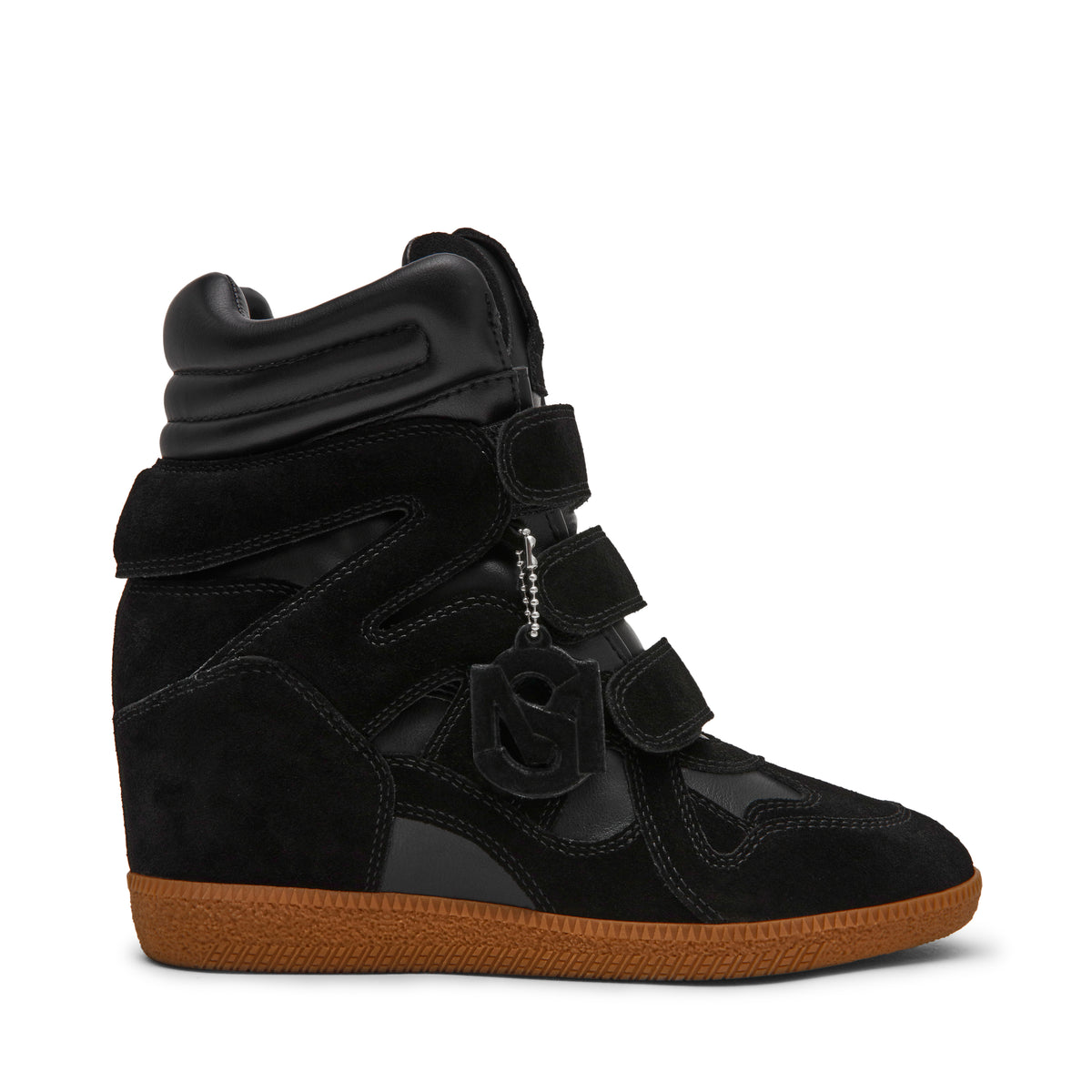 MAVIS BLACK SUEDE SNEAKERS