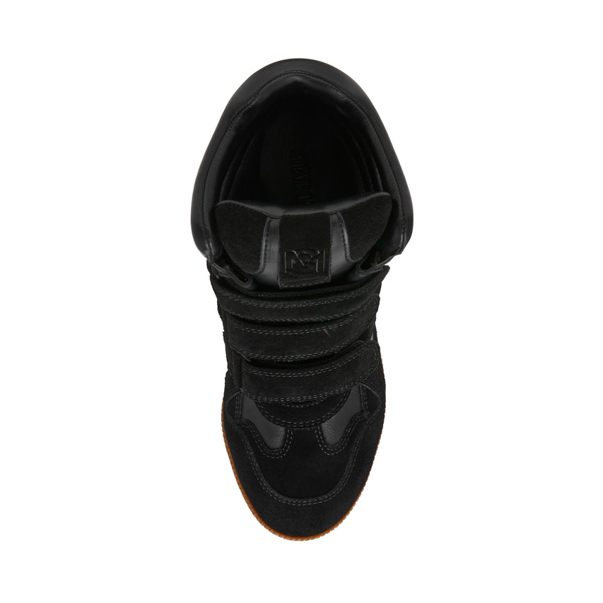 MAVIS BLACK SUEDE SNEAKERS - view 5