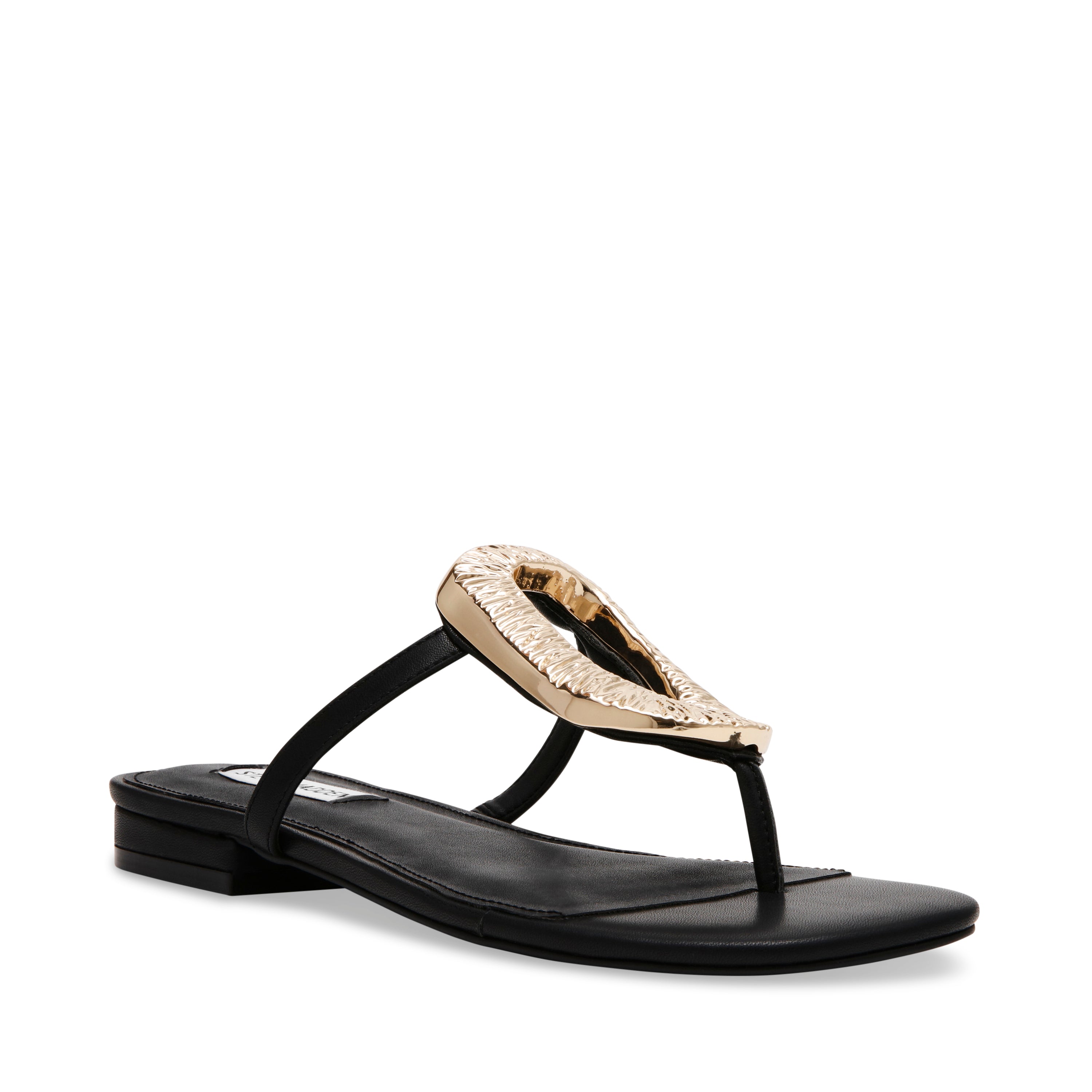 MELO BLACK SANDALS- Hover Image