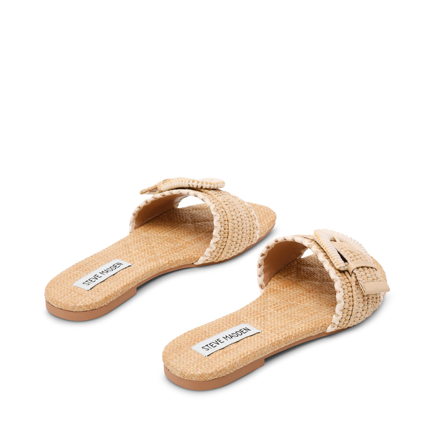 MERLA NATURAL RAFFIA SANDALS