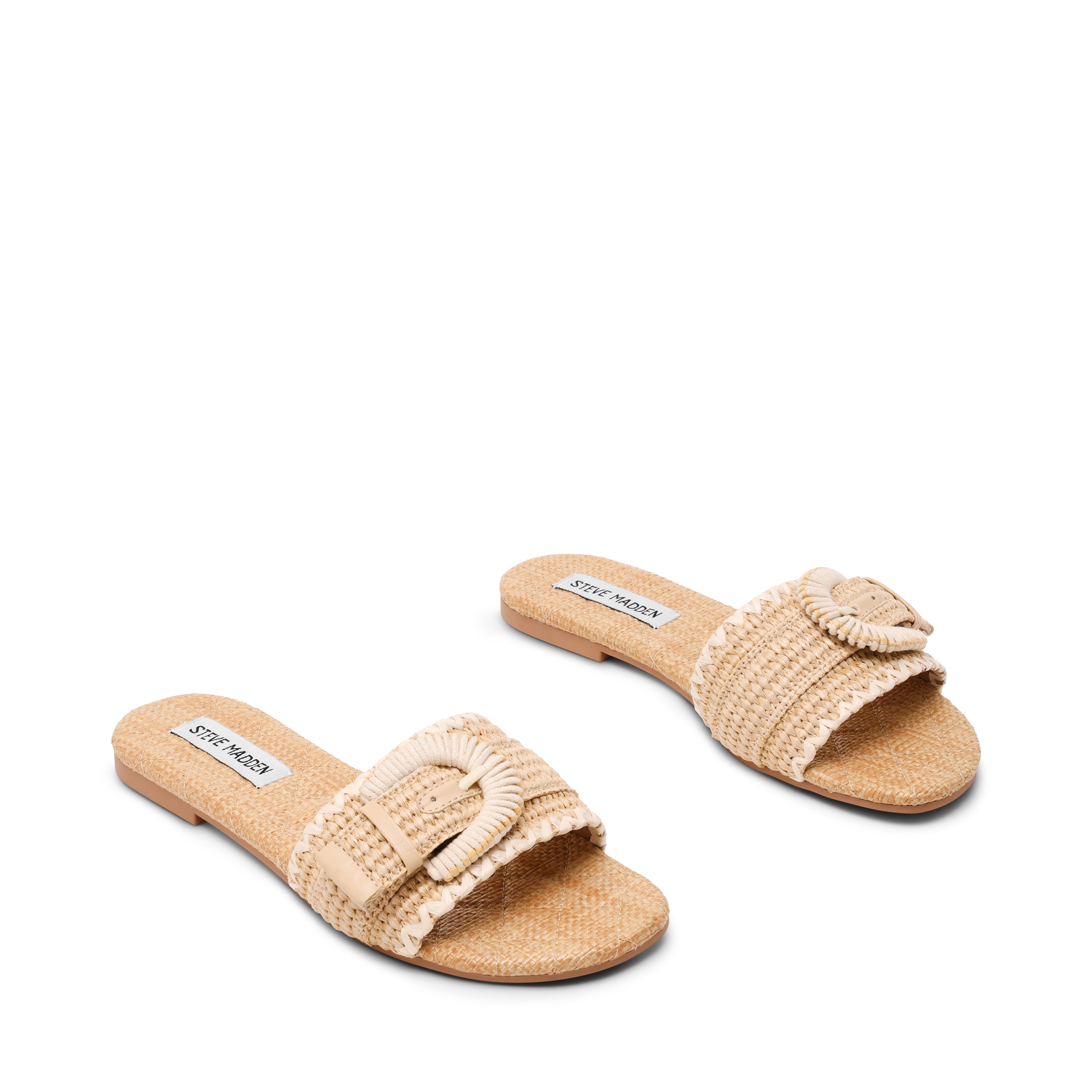 MERLA NATURAL RAFFIA SANDALS