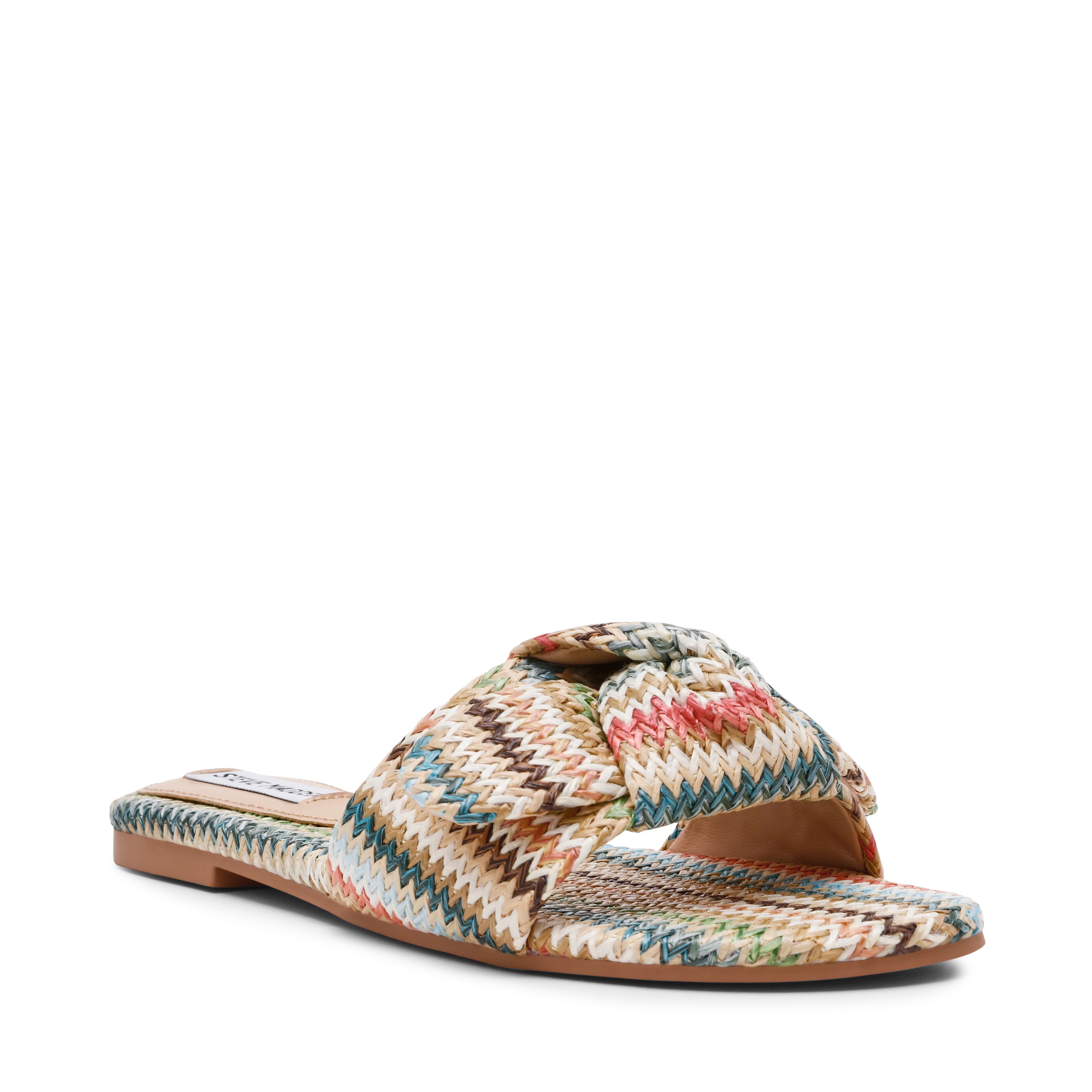 MISHA MULTI RAFFIA SANDALS - view 2