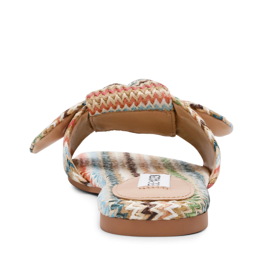 MISHA MULTI RAFFIA SANDALS - view 4