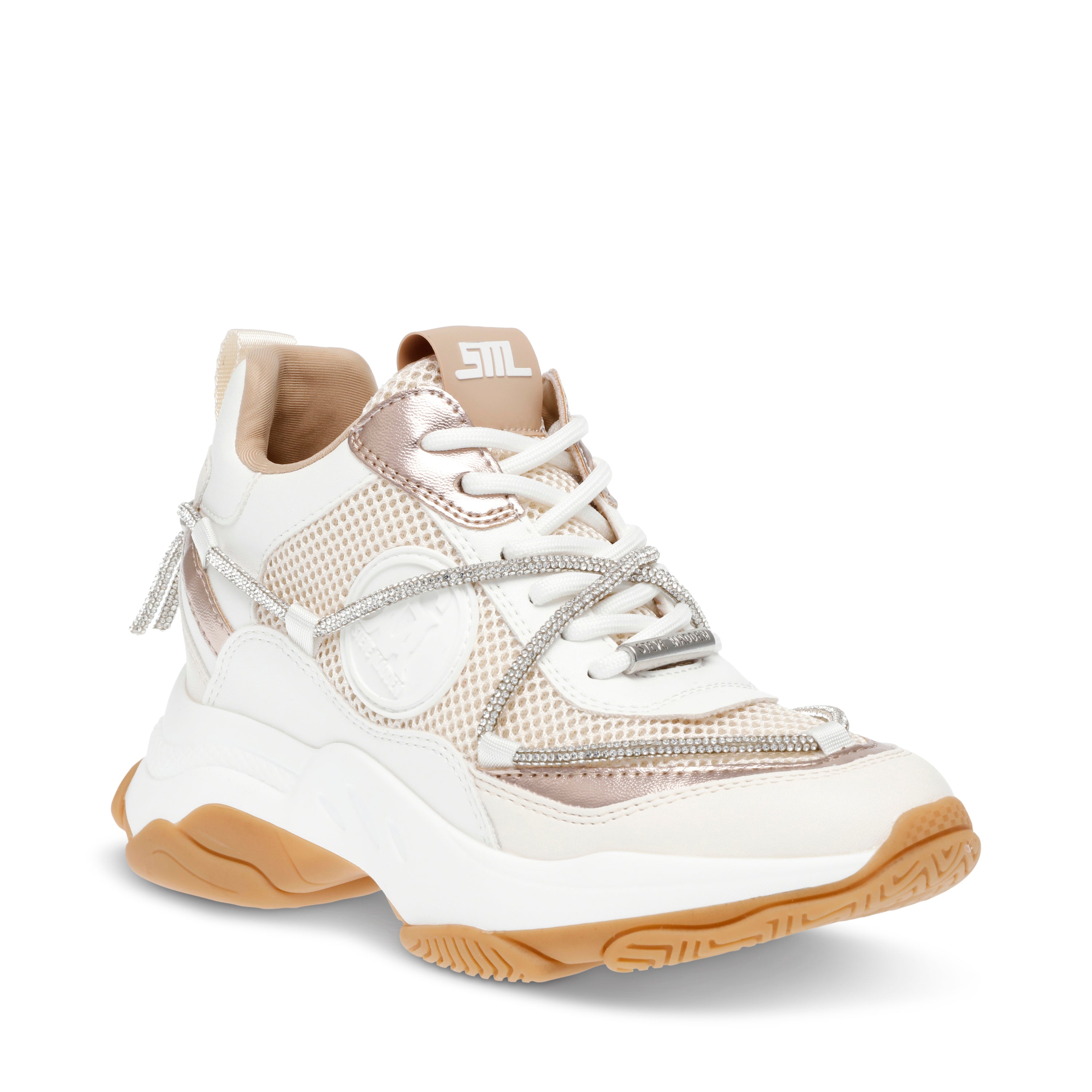 MOTOCROSS CREAM ROSE GOLD SNEAKERS- Hover Image