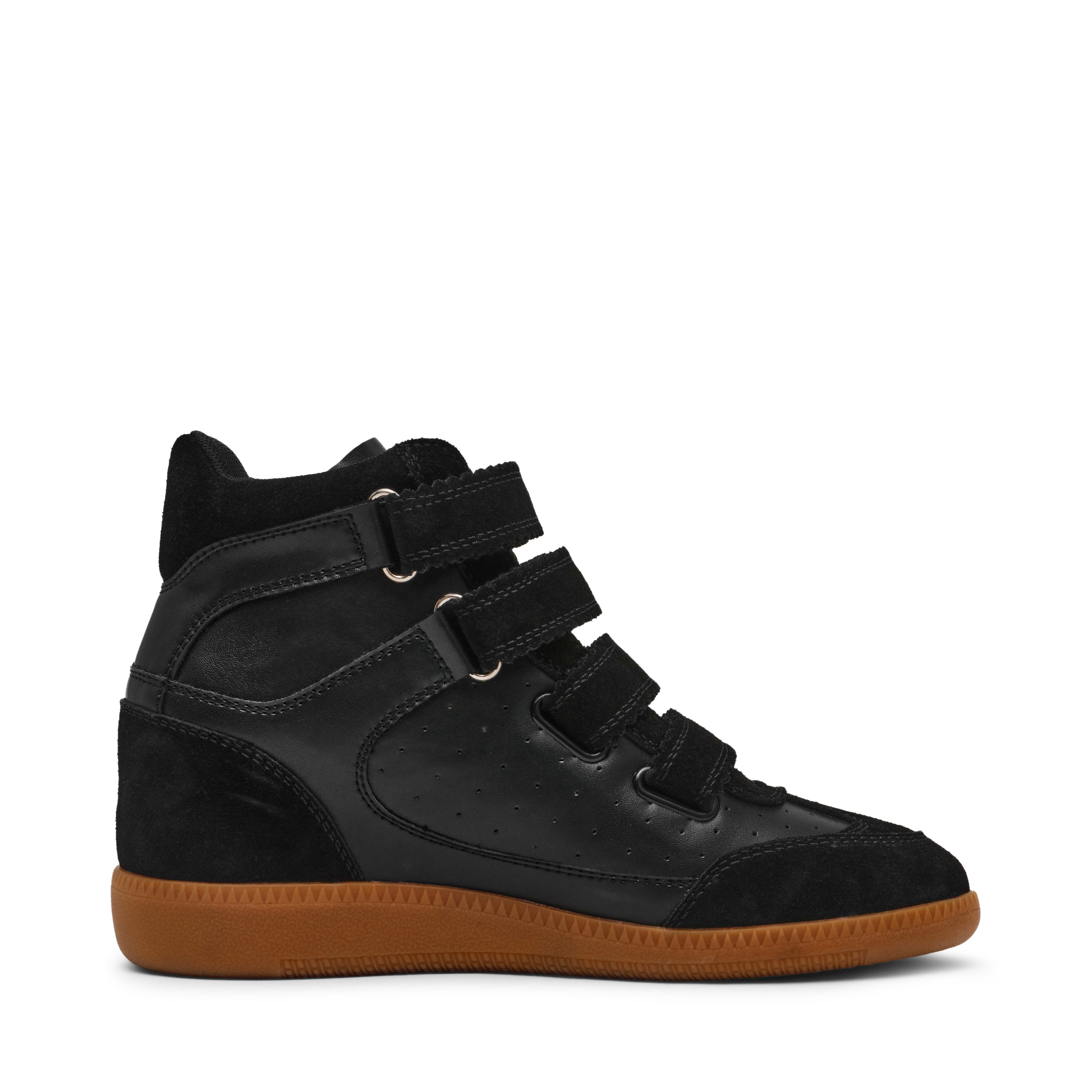 MUSTANG BLACK SUEDE SNEAKERS