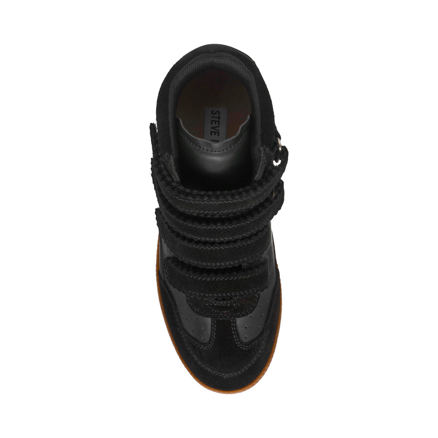 MUSTANG BLACK SUEDE SNEAKERS