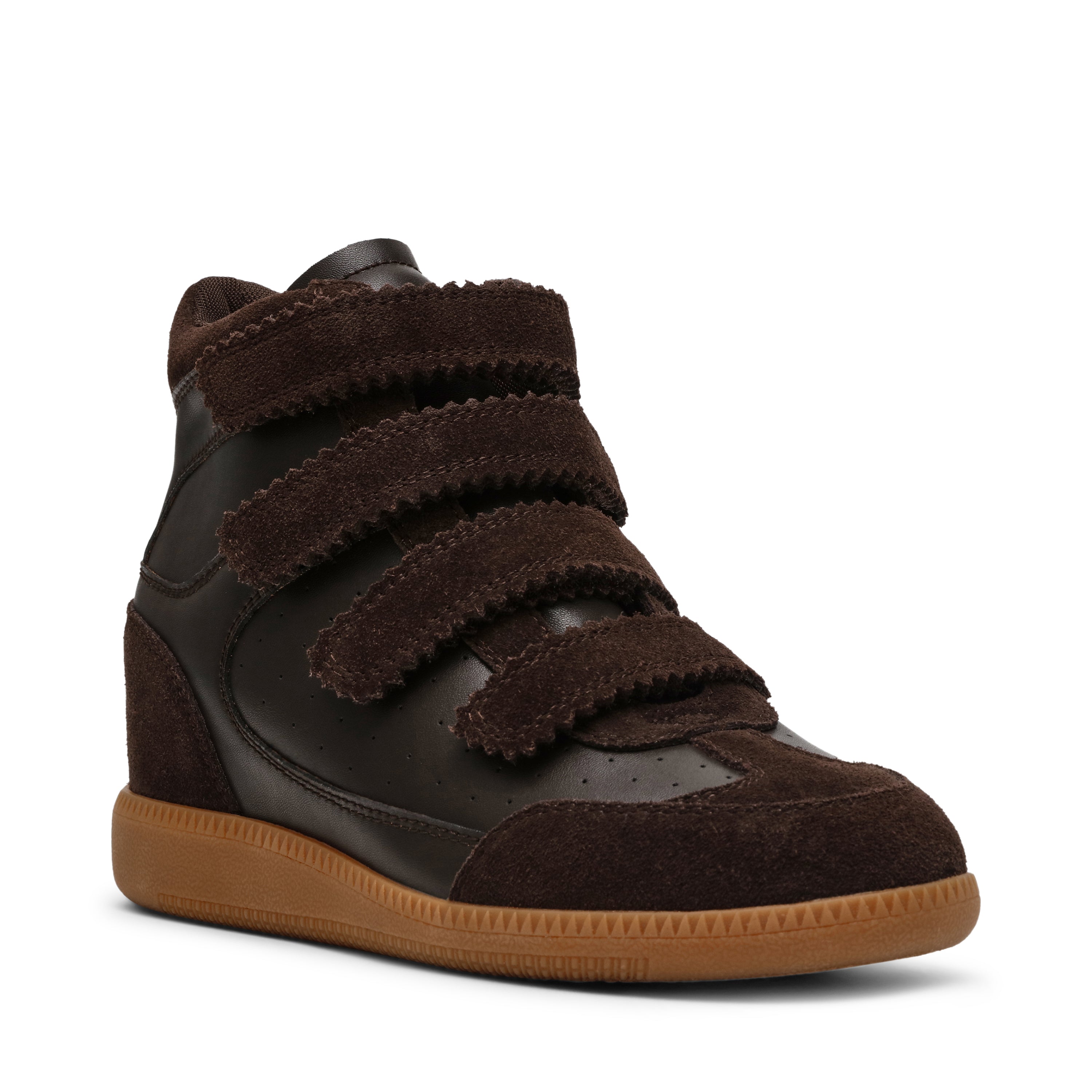 MUSTANG BROWN SUEDE SNEAKERS