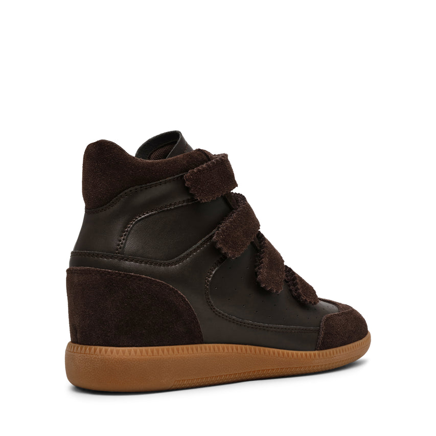 MUSTANG BROWN SUEDE SNEAKERS