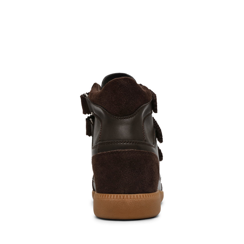 MUSTANG BROWN SUEDE SNEAKERS