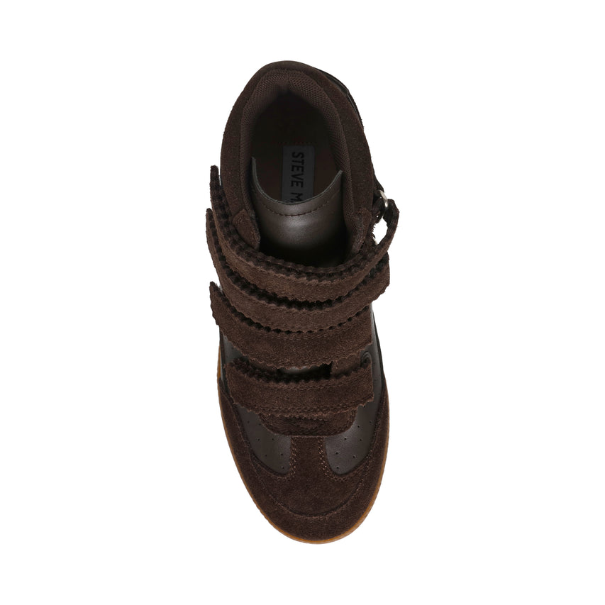 MUSTANG BROWN SUEDE SNEAKERS