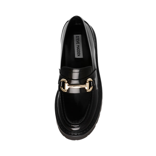 OCCUPY BLK ACTION LTHR LOAFERS