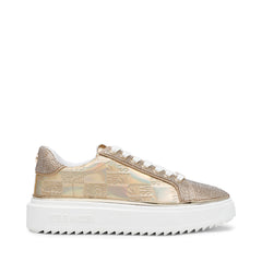 ON-STAGE-R GOLD SNEAKERS